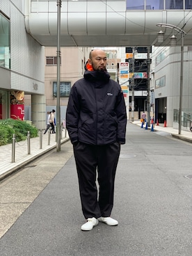 「PG（ピージー）のアイテム」を使った、すずき ともたかさん（メンズ・183cm）の秋コーディネート