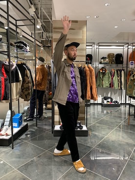 すずき ともたかさん（メンズ・183cm）の秋コーディネート