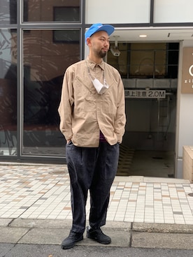 「ハイテクスニーカー」｜すずき ともたかさん（メンズ・183cm・30代）の春コーディネート