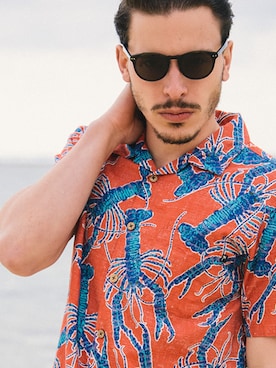 「alohashirt」｜ALOHA SHOP PAIKAJIさん（メンズ・185cm）の秋コーディネート