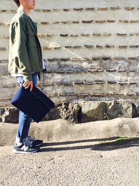 「ＧＷ」｜「アイテム（その他アウター）」を使った、andさん（メンズ・169cm）の春コーディネート