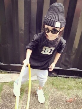 「スタンスミス」｜yuniiiii0130さん（キッズ・100cm）の秋コーディネート