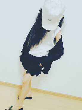「kids」｜「アイテム（ビーチサンダル）」を使った、yuniiiii0130さん（キッズ・110cm）の夏コーディネート