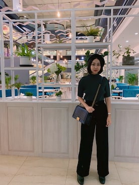 「asos（エイソス）のアイテム（帽子）」を使った、B o nさん（レディース・156cm）の秋コーディネート