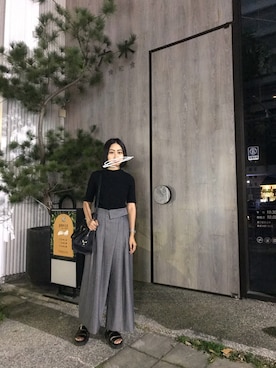 B o nさん（レディース・156cm）の冬コーディネート