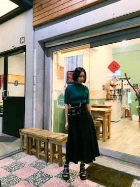 B o nさん（レディース・156cm）の秋コーディネート