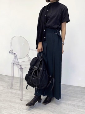 「アイテム（バックパック/リュック）」を使った、B o nさん（レディース・156cm）の冬コーディネート