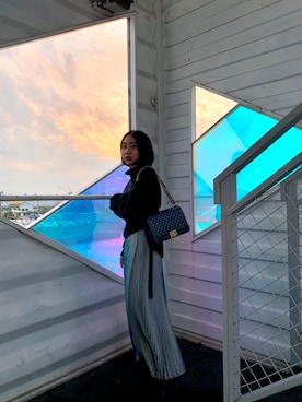 「Luftrobe（ルフトローブ）のアイテム」を使った、B o nさん（レディース・156cm）の冬コーディネート