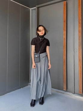 「trousers」｜B o nさん（レディース・156cm）の秋コーディネート