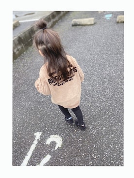 「Rodeo Crowns（ロデオクラウンズ）のアイテム」を使った、ayutyoruさん（キッズ・90cm）の秋コーディネート
