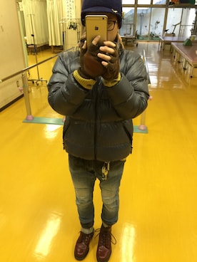 「IBEX（アイベックス）のアイテム」を使った、Kazさん（メンズ・158cm）の冬コーディネート