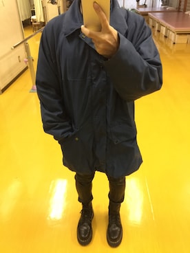 「666（シックスシックスシックス）のアイテム（パンツ）」を使った、Kazさん（メンズ・158cm）の秋コーディネート