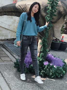 「毛衣」｜bettyhan0625さん（レディース・159cm）の冬コーディネート
