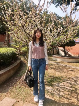 「NOのアイテム（トップス）」を使った、bettyhan0625さん（レディース・159cm）の冬コーディネート