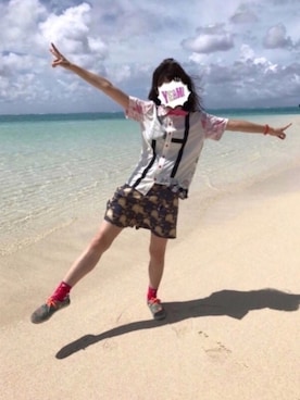 「まるこーでらっくす」｜まるこさん（レディース・164cm）の夏コーディネート