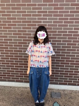 「まるこーでらっくす」｜まるこさん（レディース・164cm）の夏コーディネート