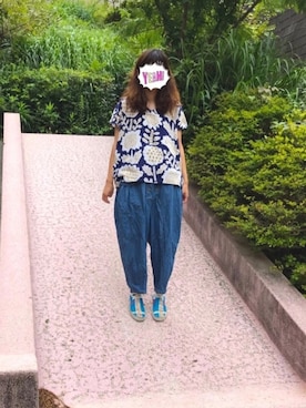 「まるこーでらっくす」｜まるこさん（レディース・164cm）の夏コーディネート