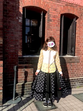 「NIRAME.CO（ニラメッコ）のアイテム」を使った、まるこさん（レディース・164cm）の秋コーディネート