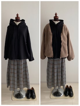 Chen Liさん（レディース・161cm）の冬コーディネート