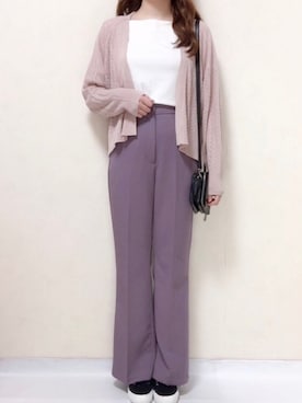 「Chille anap（チルアナップ）のアイテム」を使った、Micoさん（レディース・160cm）の春コーディネート