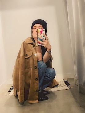 ぉマメさん（レディース・152cm）の秋コーディネート