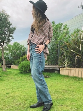 「ROLLA'S（ローラス）のアイテム（パンツ）」を使った、ぉマメさん（レディース・152cm）の秋コーディネート