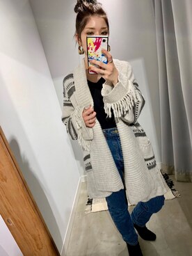 「ROLLA'S（ローラス）のアイテム」を使った、ぉマメさん（レディース・152cm）の秋コーディネート