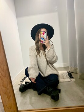 ぉマメさん（レディース・152cm）の秋コーディネート