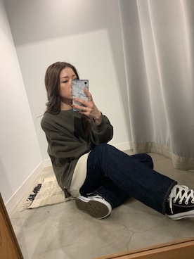 ぉマメさん（レディース・152cm）の秋コーディネート