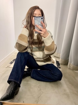 ぉマメさん（レディース・152cm）の秋コーディネート