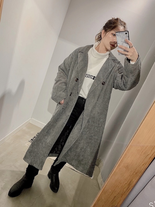 ぉマメ Auntie Rosa Holiday ラスカ茅ケ崎店 Auntie Rosa Holidayのチェスターコートを使ったコーディネート Wear