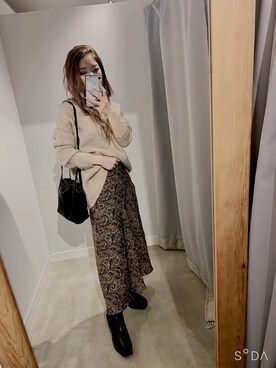 ぉマメさん（レディース・152cm）の秋コーディネート