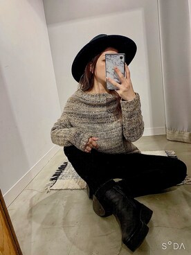 ぉマメさん（レディース・152cm）の秋コーディネート