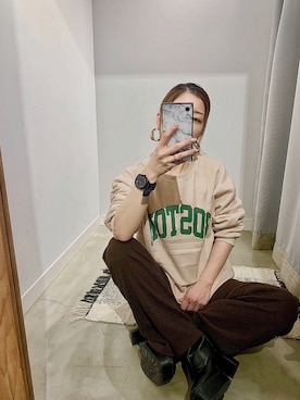 ぉマメさん（レディース・152cm）の冬コーディネート