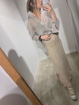 ぉマメさん（レディース・152cm）の冬コーディネート