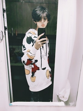 パーカーを使った 可愛い系 のメンズ人気ファッションコーディネート Wear