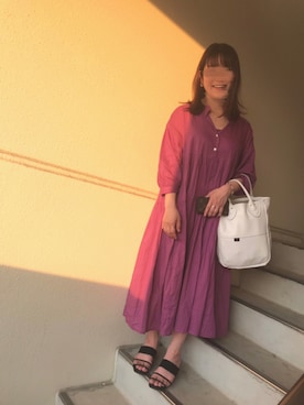 「VANSON（ヴァンソン）のアイテム（バッグ）」を使った、aka.ao.ki-roさん（レディース・153cm）の春コーディネート