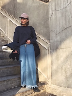 🍊さん（レディース・158cm）の冬コーディネート