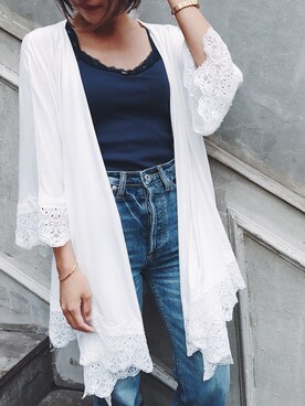 「Vicente（ヴィセンテ）のアイテム（キャミソール）」を使った、🍊さん（レディース・157cm）の春コーディネート