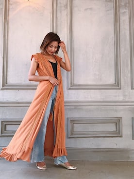 「Vicente（ヴィセンテ）のアイテム（キャミソール）」を使った、🍊さん（レディース・157cm）の夏コーディネート