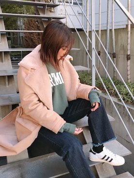 「Chanpion」｜🍊さん（レディース・157cm）の秋コーディネート