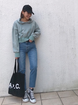 🍊さん（レディース・157cm）の冬コーディネート