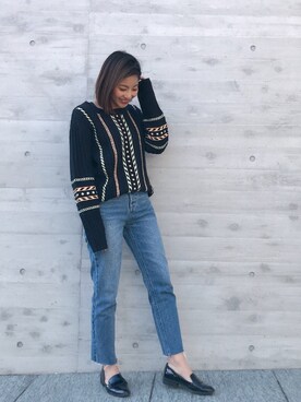 🍊さん（レディース・157cm）の冬コーディネート