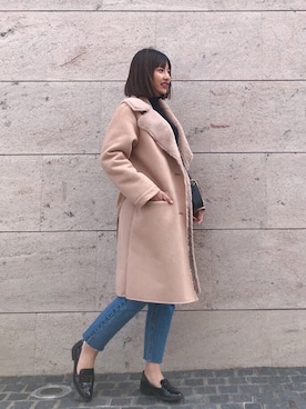 🍊さん(レディース・157cm)の冬コーディネート