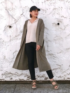 🍊さん（レディース・157cm）の春コーディネート