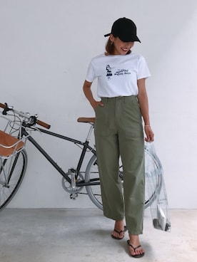 🍊さん（レディース・157cm）の夏コーディネート