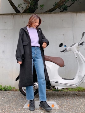 「CONVERSE（コンバース）のconverse（コンバース） ALL STAR OX（オールスターOX）（スニーカー）」を使った、🍊さん（レディース・157cm）の秋コーディネート