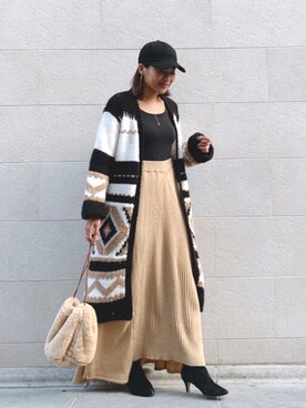 🍊さん（レディース・157cm）の冬コーディネート