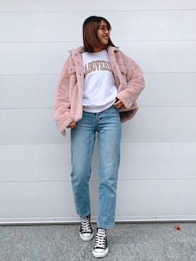 「アイラブCONVERSE」｜🍊さん（レディース・157cm）の秋コーディネート