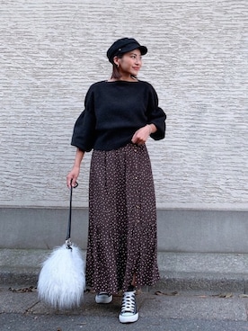 🍊さん（レディース・157cm）の冬コーディネート